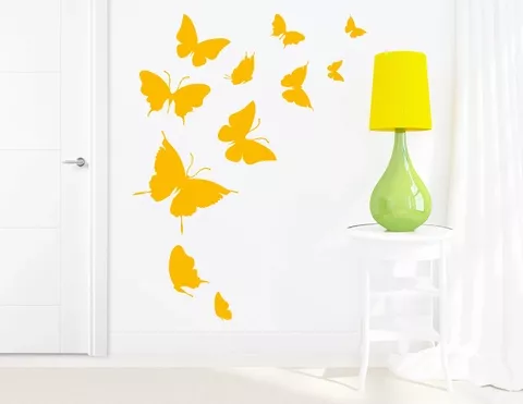 Wandtattoo „Journey of the Butterflies“ für Tierfans