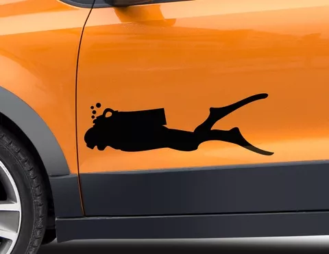 Autoaufkleber Taucher Autoaufkleber Taucher