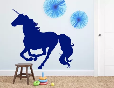 Wandtattoo Einhorn Beauty