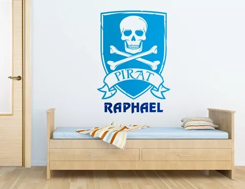 Wandtattoo „Piraten-Schild Danger“ macht Dich zum Kapitän