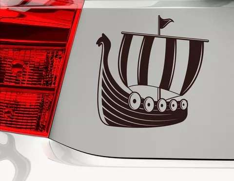Autoaufkleber "Wikingerschiff Skúta" weckt die Abenteuerlust Autoaufkleber "Wikingerschiff Skúta" weckt die Abenteuerlust