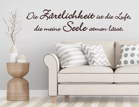 Wandtattoo Zärtlichkeit