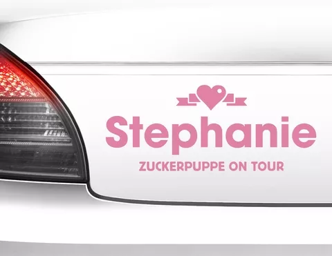 Autoaufkleber Zuckerpuppe Autoaufkleber Zuckerpuppe