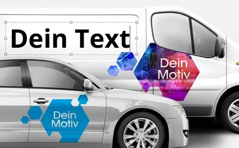 Auto selbst beschriften