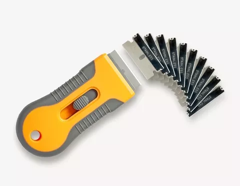 Glasschaber CleanJet Set