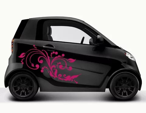Autoaufkleber Blattfantasie