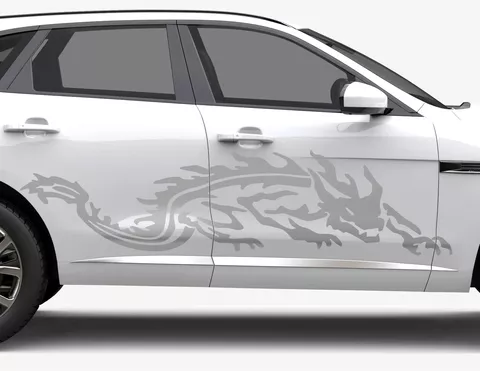 Autoaufkleber Fire Reptile
