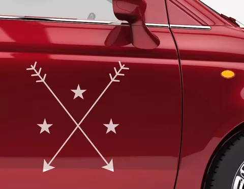 Autoaufkleber Stars with Arrows