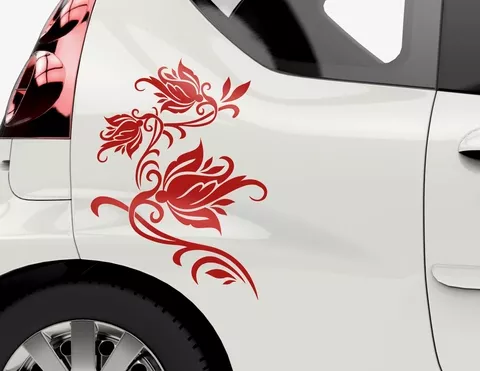Autoaufkleber Kiss of Rose