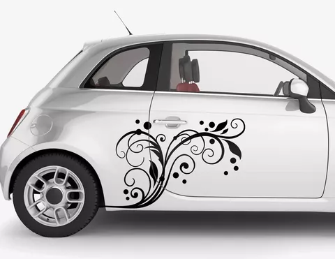 Autoaufkleber Viola