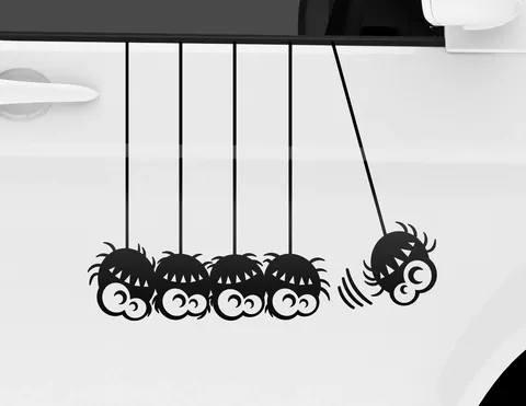 Autoaufkleber Spider Science
