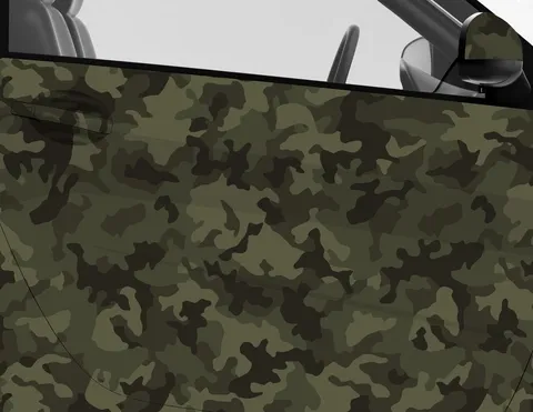 Car Wrapping Autofolie Klassisches Camouflage Muster