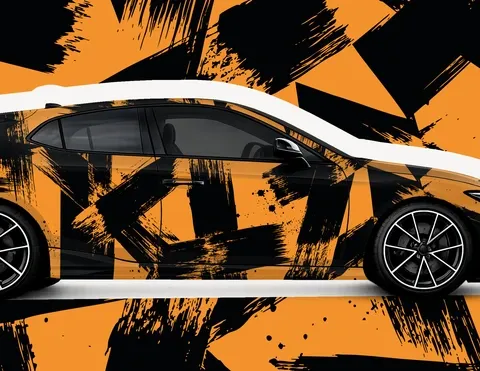 XXL Car-Wrapping Folie Brushstorm