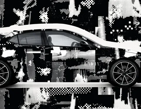 XXL Car-Wrapping Folie GlitchCore