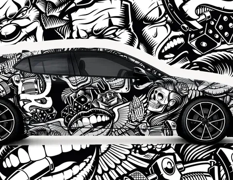 XXL Car-Wrapping Folie Ink Rebellion