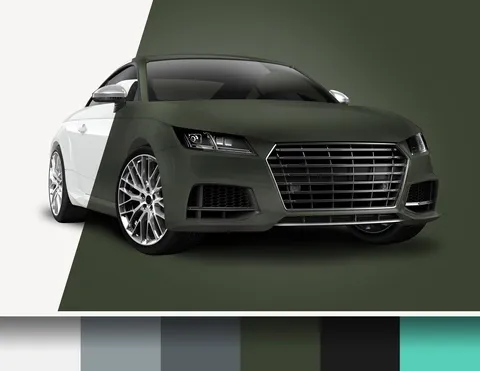 Car Wrapping Autofolie farbig matt