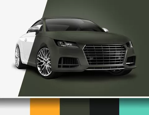 Car Wrapping Autofolie farbig matt
