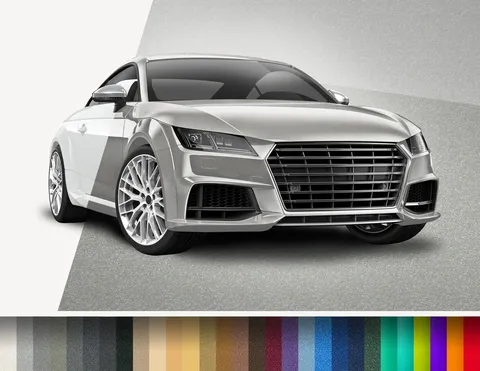 Car Wrapping Autofolie Metallic glänzend