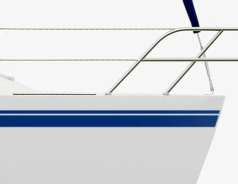 Bootsaufkleber Zierstreifen Elevate
