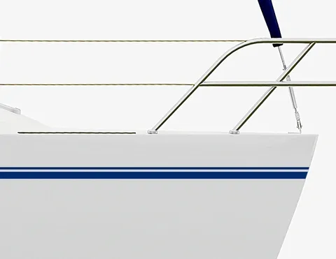 Bootsaufkleber Zierstreifen Prestige