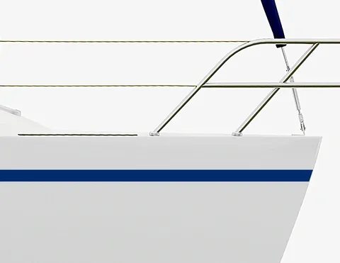 Bootsaufkleber Zierstreifen Pure