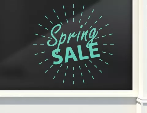 Aufkleber Spring Sale light Ball