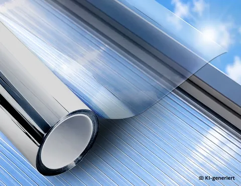 Sonnenschutzfolie PlexiProtect für Plexiglas, Acrylglas & Polycarbonat mit 98 % UV-Schutz