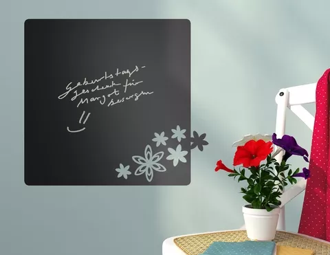 Tafelfolie Blumenecke