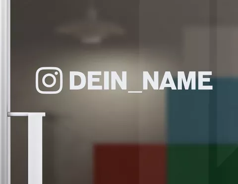 Wandtattoo Dein Instagram-Name