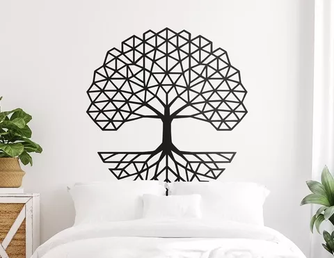 Wandtattoo Geometric Tree of Life