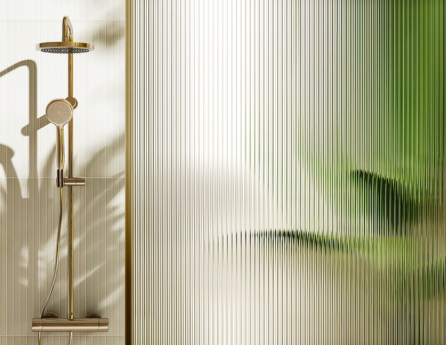 Fensterfolie Rillenglas 6mm