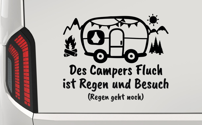 Camper Sprche Aufkleber | Lustige Wohnmobil & Caravan Sticker kaufen