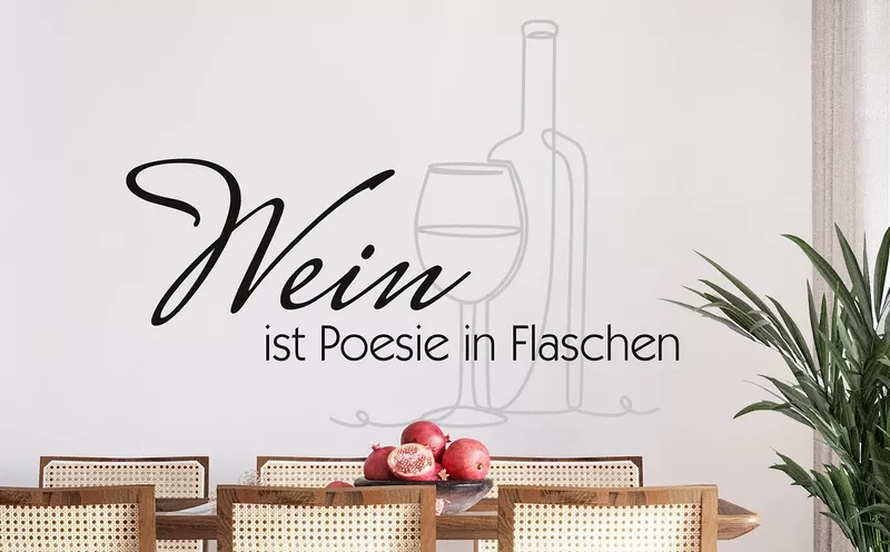 Wandtattoo Esszimmer