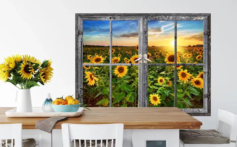 3D Wandtattoo Esszimmer