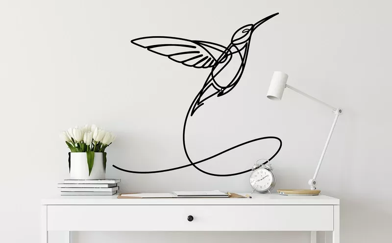 Wandtattoo Flur modern