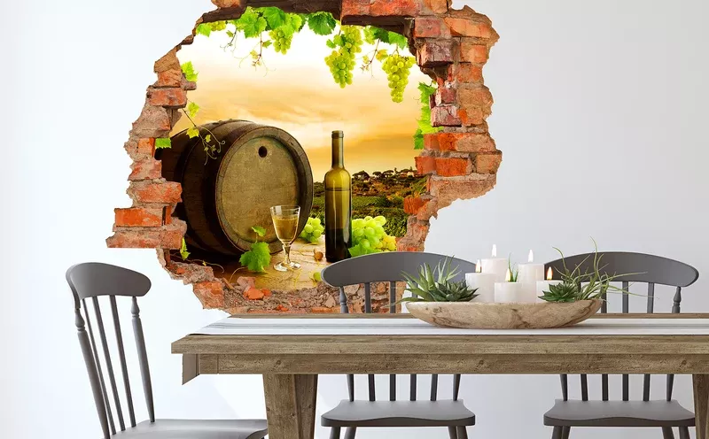 Wandtattoo Küche 3D