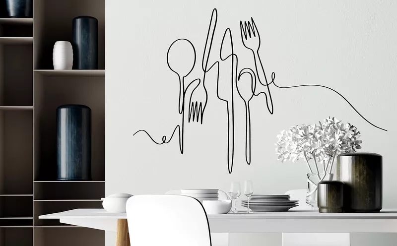 Wandtattoo Küche modern