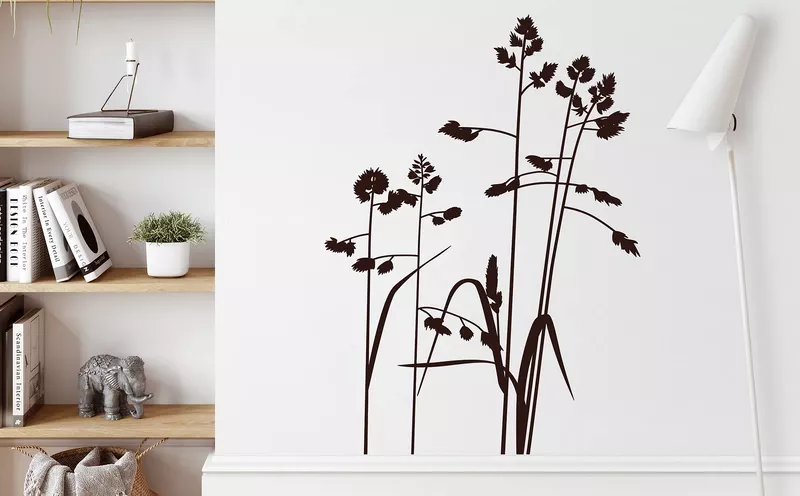 Wandtattoos mit Pflanzen für Dein Wohnzimmer