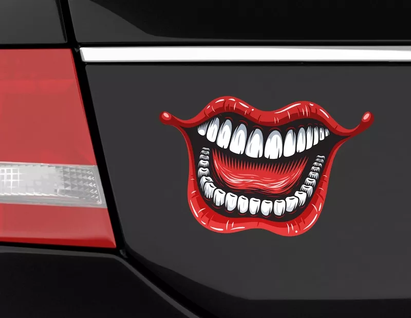 Autoaufkleber Joker‘s Smile