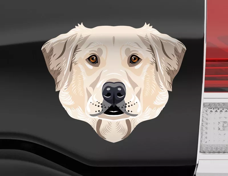 Autoaufkleber Labrador Retriever Maxwell