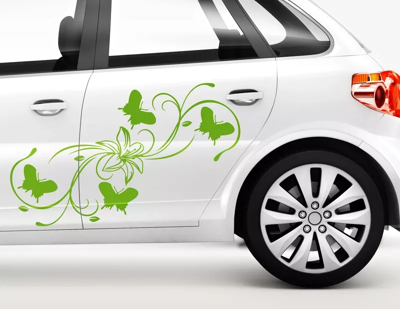Autoaufkleber Blütenranke Lilia Autoaufkleber Blütenranke Lilia