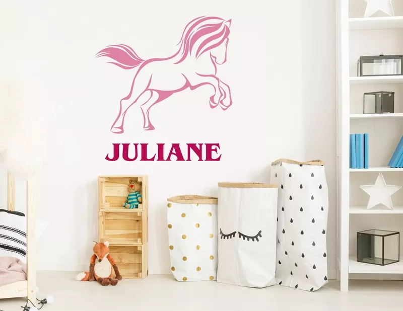 Wandtattoo Pony Galopp