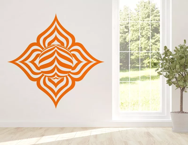 Wandtattoo Japanese Tribal: Optische Illusion mit 3D-Effekt