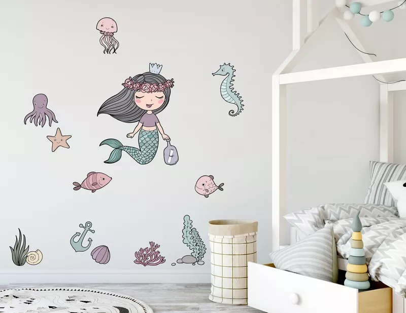 Wandtattoo Meerjungfrau Alegra