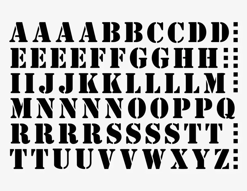 Buchstaben-Aufkleber Starling