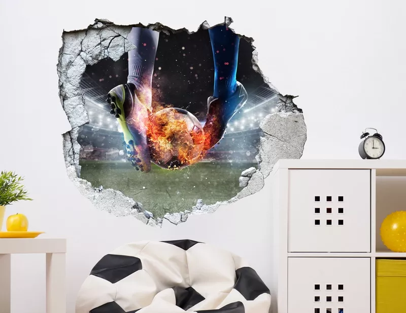 3D Wandtattoo Electric Kick