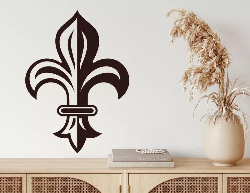 Wandtattoo Heraldische Lilie