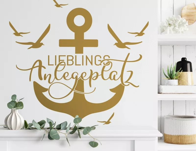 Wandtattoo Lieblings Anlegeplatz