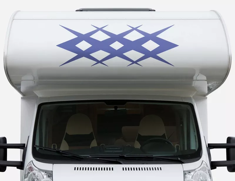 Autoaufkleber Boston Stitch