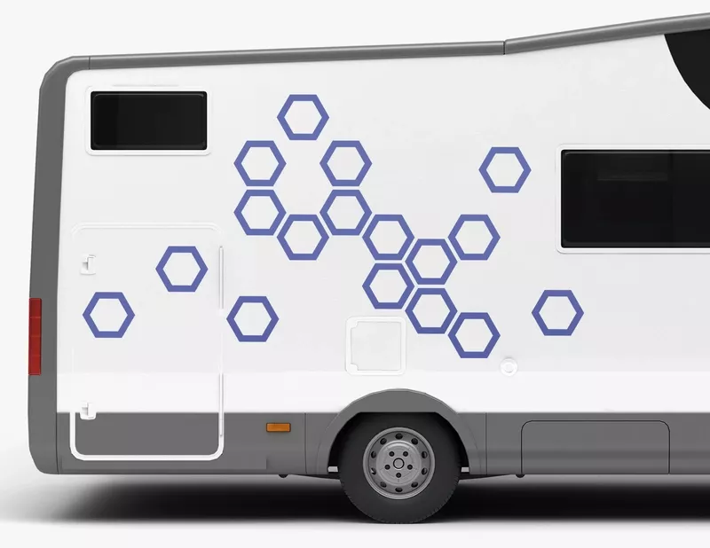 Autoaufkleber Honeycular